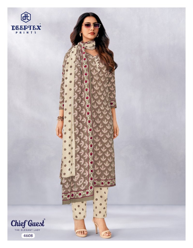 Chief Guest Vol 46 By Deeptex Cotton Printed Dress Material